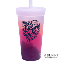 "Are You Doing It" 22oz Silicone Tumbler with Lid/Straw